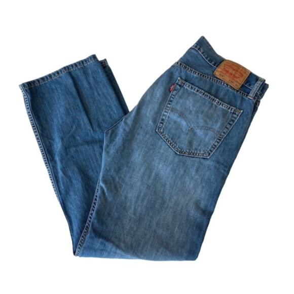 Levi's 505 Straight Leg Jeans - Size 36x32 - Picture 1 of 5